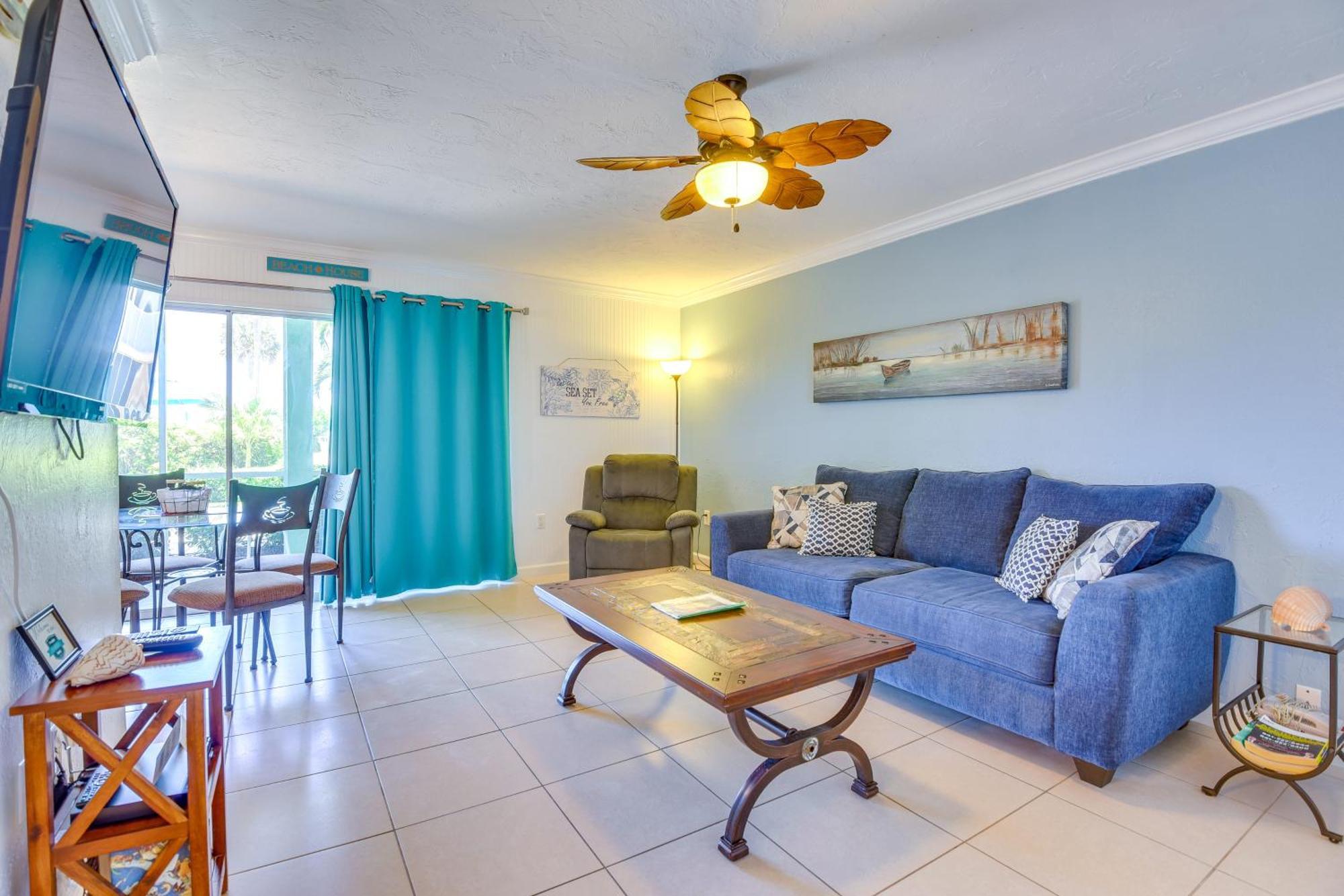 Apartament Gulf Getaway With Porch And Direct Beach Access! Longboat Key Zewnętrze zdjęcie