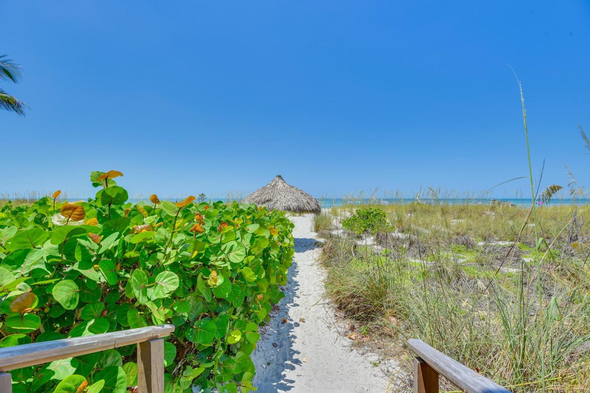 Apartament Gulf Getaway With Porch And Direct Beach Access! Longboat Key Zewnętrze zdjęcie